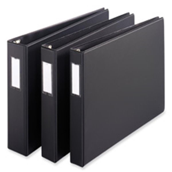 Workstation Cardinal Brands- Inc  Slant-D Reference Binder- 3-Ring- 1-.50in. Capacity- 11in.x17in.- BK WO517445